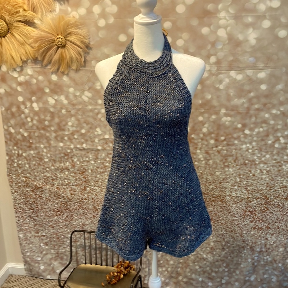 FREE PEOPLE knit romper